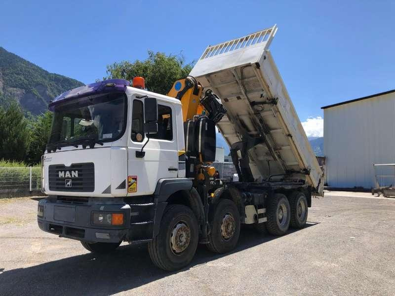 MAN GRUE F2000 - Camion benne: photos 2 MAN GRUE F2000 - Camion benne: photos 2