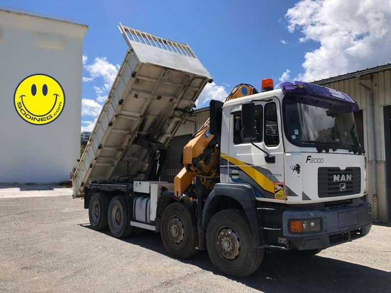 MAN GRUE F2000 - Camion benne: photos 1 MAN GRUE F2000 - Camion benne: photos 1