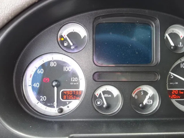 Camion plateau, Camion grue DAF CF 360 6X4 MANUAL GEAR STEELSPRINGS 18,5 TON PALFINKER: photos 10