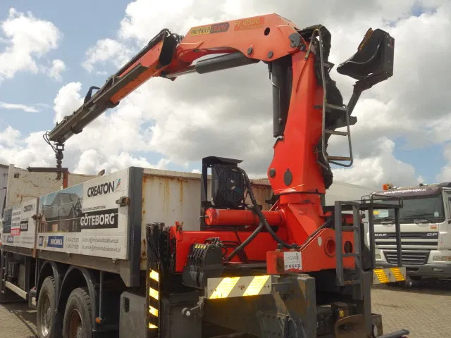 Camion plateau, Camion grue DAF CF 360 6X4 MANUAL GEAR STEELSPRINGS 18,5 TON PALFINKER: photos 9