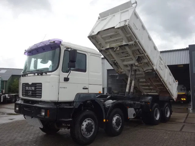 MAN FE410 PK 8X8 MEILLER KIPPER,MANUALFEULPUMP - Camion benne: photos 2 MAN FE410 PK 8X8 MEILLER KIPPER,MANUALFEULPUMP - Camion benne: photos 2