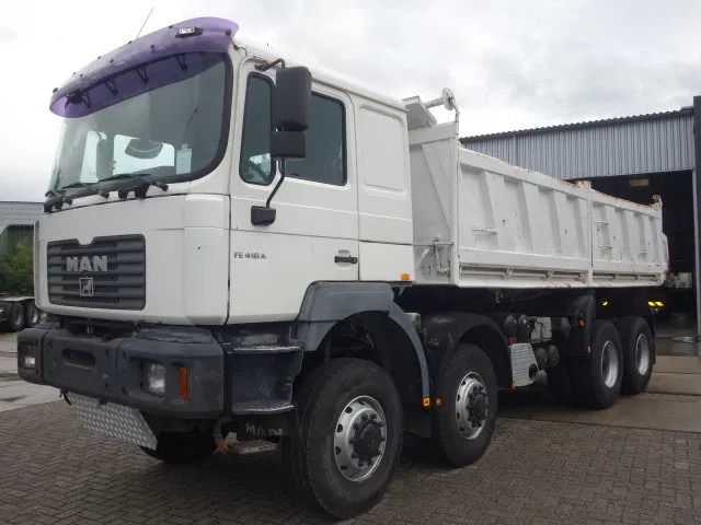 MAN FE410 PK 8X8 MEILLER KIPPER,MANUALFEULPUMP - Camion benne: photos 3 MAN FE410 PK 8X8 MEILLER KIPPER,MANUALFEULPUMP - Camion benne: photos 3