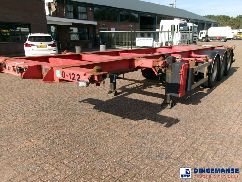 Burg 3-axle container chassis 20,30 ft + ADR - Semi-remorque porte-conteneur/ Caisse mobile: photos 1 Burg 3-axle container chassis 20,30 ft + ADR - Semi-remorque porte-conteneur/ Caisse mobile: photos 1