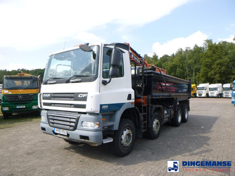 DAF CF 85.360 8X4 RHD tipper + Terex 118.2 VGL-A15 - Camion grue: photos 5 DAF CF 85.360 8X4 RHD tipper + Terex 118.2 VGL-A15 - Camion grue: photos 5