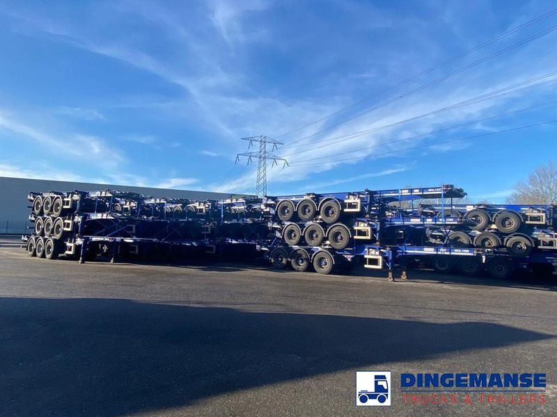 Dennison Stack - 3 x container trailer 20-30-40-45 ft - Semi-remorque porte-conteneur/ Caisse mobile: photos 5 Dennison Stack - 3 x container trailer 20-30-40-45 ft - Semi-remorque porte-conteneur/ Caisse mobile: photos 5