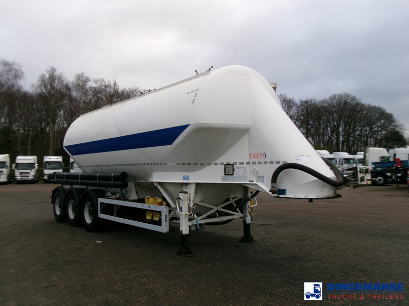 Feldbinder Powder tank alu 36 m3 / 1 comp - Semi-remorque citerne: photos 2 Feldbinder Powder tank alu 36 m3 / 1 comp - Semi-remorque citerne: photos 2