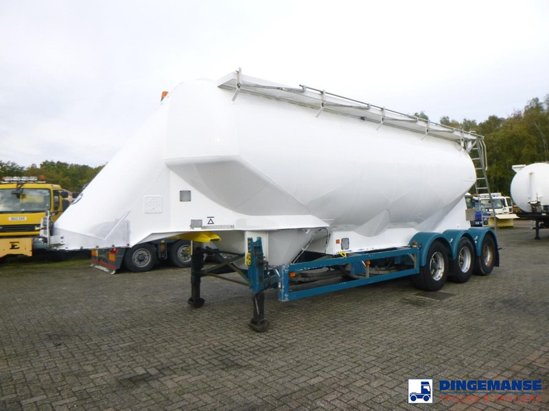 Feldbinder Powder tank alu 40 m3 / 1 comp - Semi-remorque citerne: photos 1 Feldbinder Powder tank alu 40 m3 / 1 comp - Semi-remorque citerne: photos 1