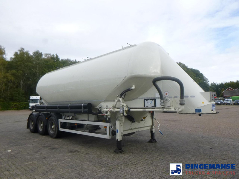 Feldbinder Powder tank alu 40 m3 / 1 comp + compressor - Semi-remorque citerne: photos 2 Feldbinder Powder tank alu 40 m3 / 1 comp + compressor - Semi-remorque citerne: photos 2