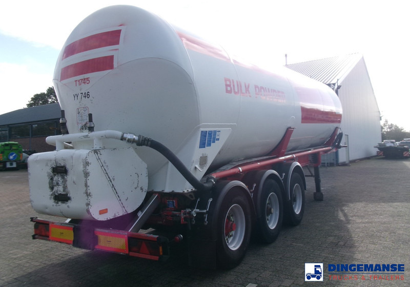 Feldbinder Powder tank alu 41 m3 (tipping) - Semi-remorque citerne: photos 4 Feldbinder Powder tank alu 41 m3 (tipping) - Semi-remorque citerne: photos 4