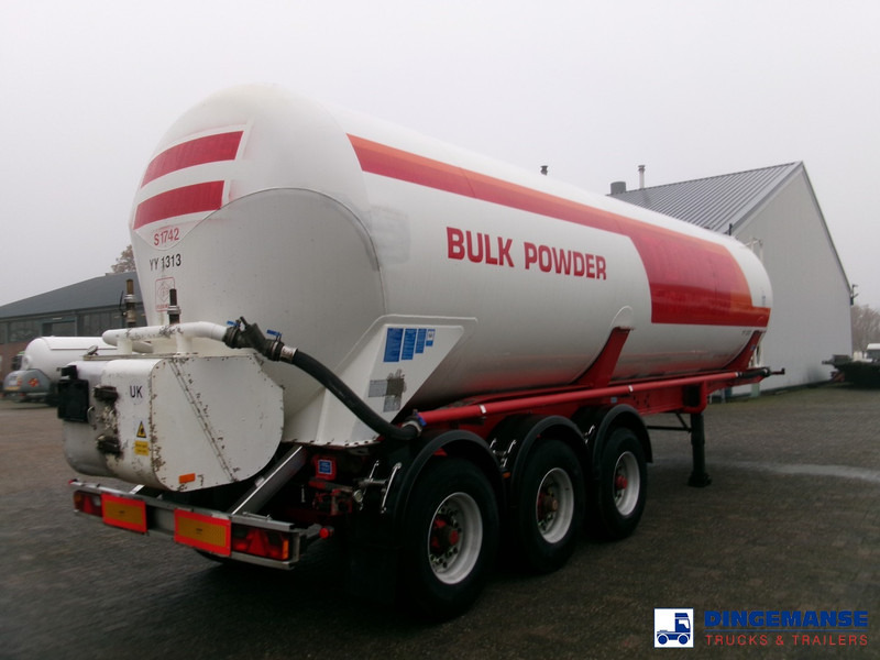 Feldbinder Powder tank alu 41 m3 (tipping) - Semi-remorque citerne: photos 4 Feldbinder Powder tank alu 41 m3 (tipping) - Semi-remorque citerne: photos 4