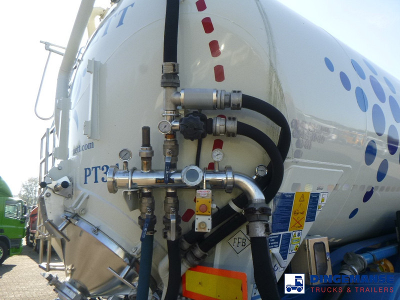 Semi-remorque citerne Feldbinder Powder tank alu 60 m3 / Compressor diesel engine.: photos 12