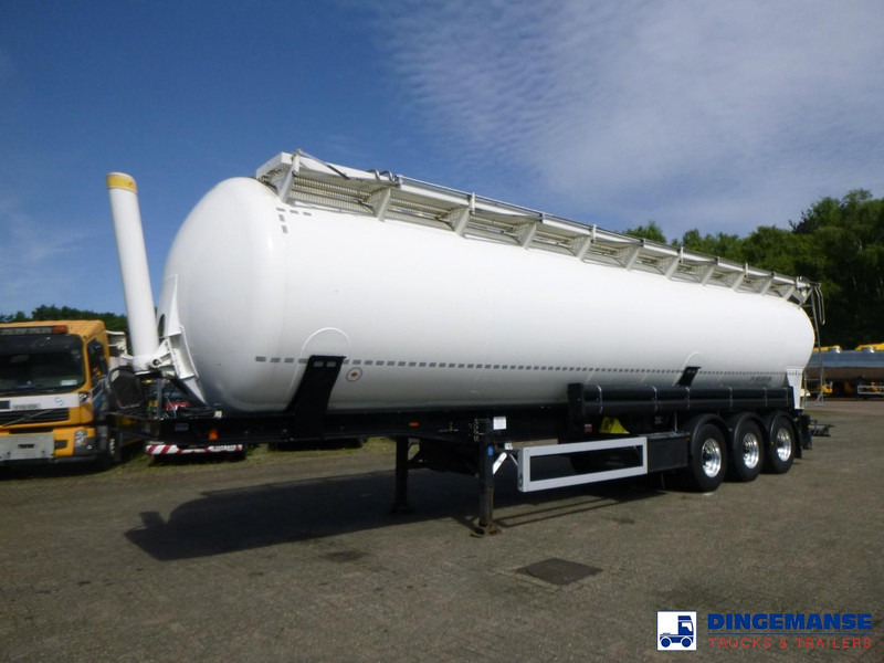 Feldbinder Powder tank alu 63 m3 (tipping) - Semi-remorque citerne: photos 1 Feldbinder Powder tank alu 63 m3 (tipping) - Semi-remorque citerne: photos 1