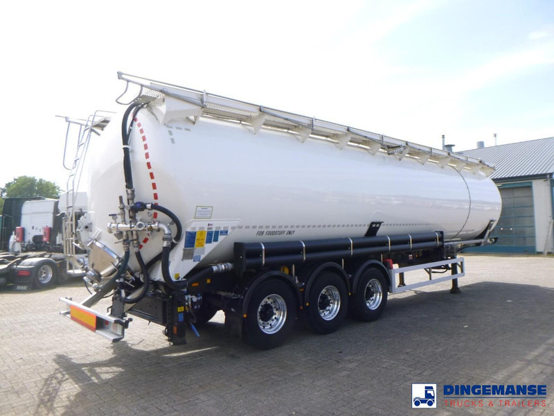 Feldbinder Powder tank alu 63 m3 (tipping) - Semi-remorque citerne: photos 4 Feldbinder Powder tank alu 63 m3 (tipping) - Semi-remorque citerne: photos 4
