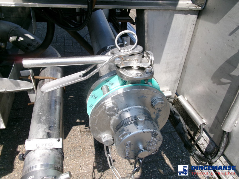 Semi-remorque citerne Indox Chemical tank inox 35.2 m3 / 1 comp + pump: photos 20