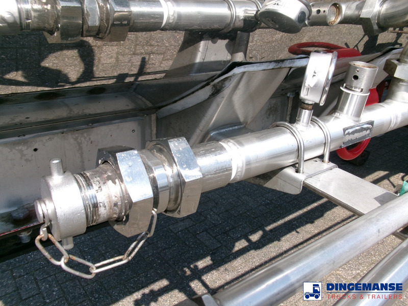 Semi-remorque citerne Indox Chemical tank inox 35.2 m3 / 1 comp + pump: photos 13