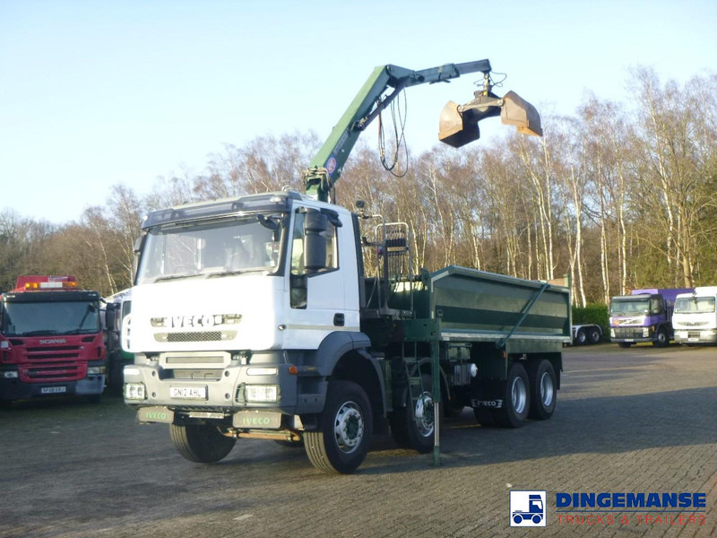 Iveco AD340T36 8x4 RHD tipper + HMF 1244 Z1 - Camion grue: photos 5 Iveco AD340T36 8x4 RHD tipper + HMF 1244 Z1 - Camion grue: photos 5