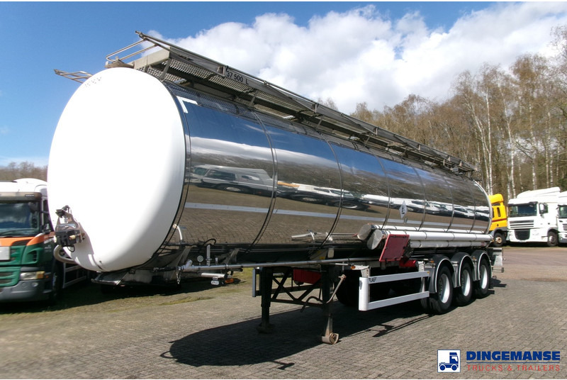 LAG Chemical tank inox 37.5 m3 / 1 comp + pump - Semi-remorque citerne: photos 1 LAG Chemical tank inox 37.5 m3 / 1 comp + pump - Semi-remorque citerne: photos 1