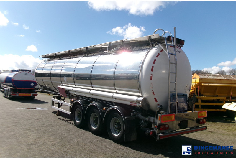 LAG Chemical tank inox 37.5 m3 / 1 comp + pump - Semi-remorque citerne: photos 3 LAG Chemical tank inox 37.5 m3 / 1 comp + pump - Semi-remorque citerne: photos 3