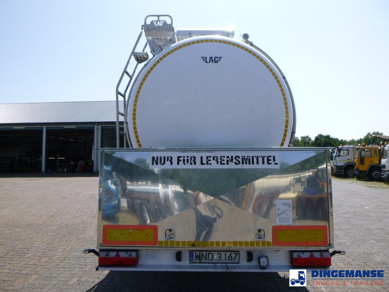 LAG Food tank inox 32 m3 / 3 comp + pump - Semi-remorque citerne: photos 5 LAG Food tank inox 32 m3 / 3 comp + pump - Semi-remorque citerne: photos 5