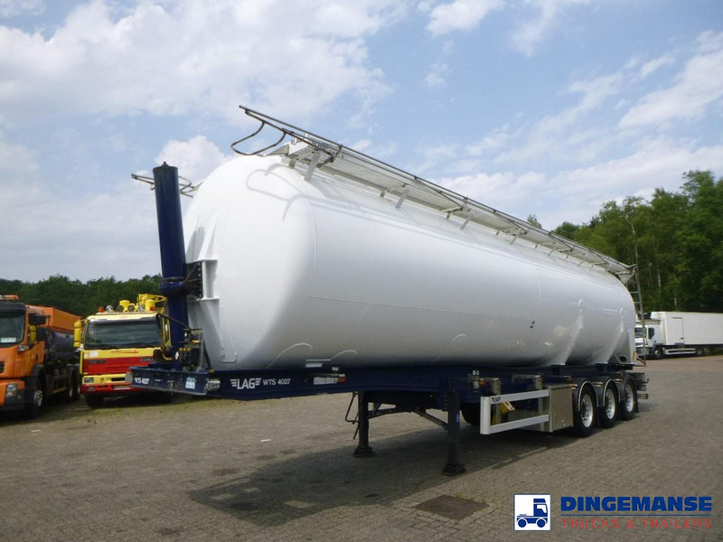 LAG Powder tank alu 58 m3 (tipping) - Semi-remorque citerne: photos 1 LAG Powder tank alu 58 m3 (tipping) - Semi-remorque citerne: photos 1