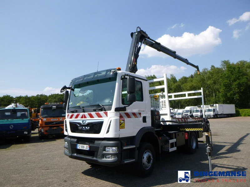 MAN TGM 15.290 4x2 + HIAB 092 B3 HIDUO - Camion grue: photos 1 MAN TGM 15.290 4x2 + HIAB 092 B3 HIDUO - Camion grue: photos 1