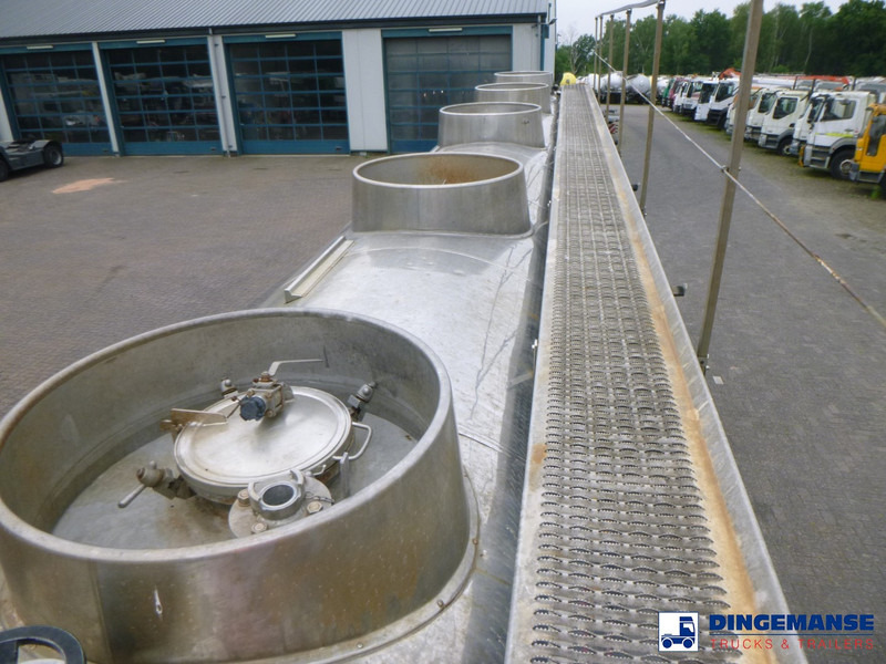 Semi-remorque citerne Magyar Chemical tank inox 33 m3 / 1 comp: photos 15