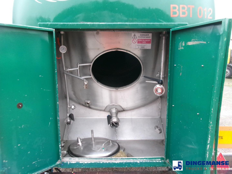 Semi-remorque citerne Melton Food (beer) tank inox 29.6 m3 / 1 comp: photos 10
