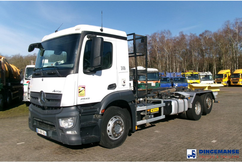 Mercedes-Benz Antos 2543 6x2 Euro 6 Marrel container hook 18t - Camion ampliroll: photos 5 Mercedes-Benz Antos 2543 6x2 Euro 6 Marrel container hook 18t - Camion ampliroll: photos 5