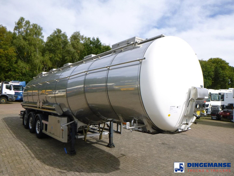 Parcisa Chemical tank inox L4BH 37.5 / 1 comp - Semi-remorque citerne: photos 2 Parcisa Chemical tank inox L4BH 37.5 / 1 comp - Semi-remorque citerne: photos 2