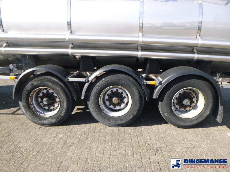 Semi-remorque citerne Van Hool Chemical tank inox 24 m3 / 1 comp: photos 6