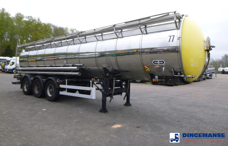 Van Hool Chemical tank inox 30 m3 / 1 comp - Semi-remorque citerne: photos 2 Van Hool Chemical tank inox 30 m3 / 1 comp - Semi-remorque citerne: photos 2
