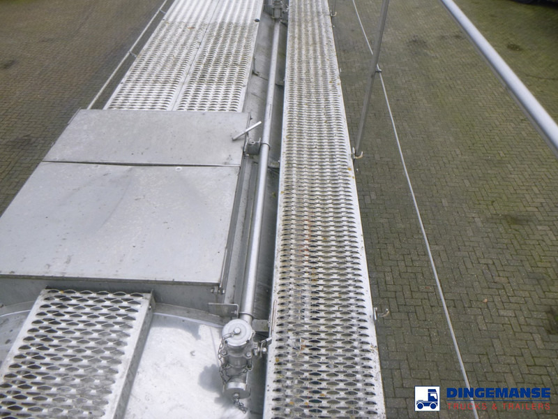Semi-remorque citerne Van Hool Chemical tank inox 30 m3 / 3 comp: photos 13