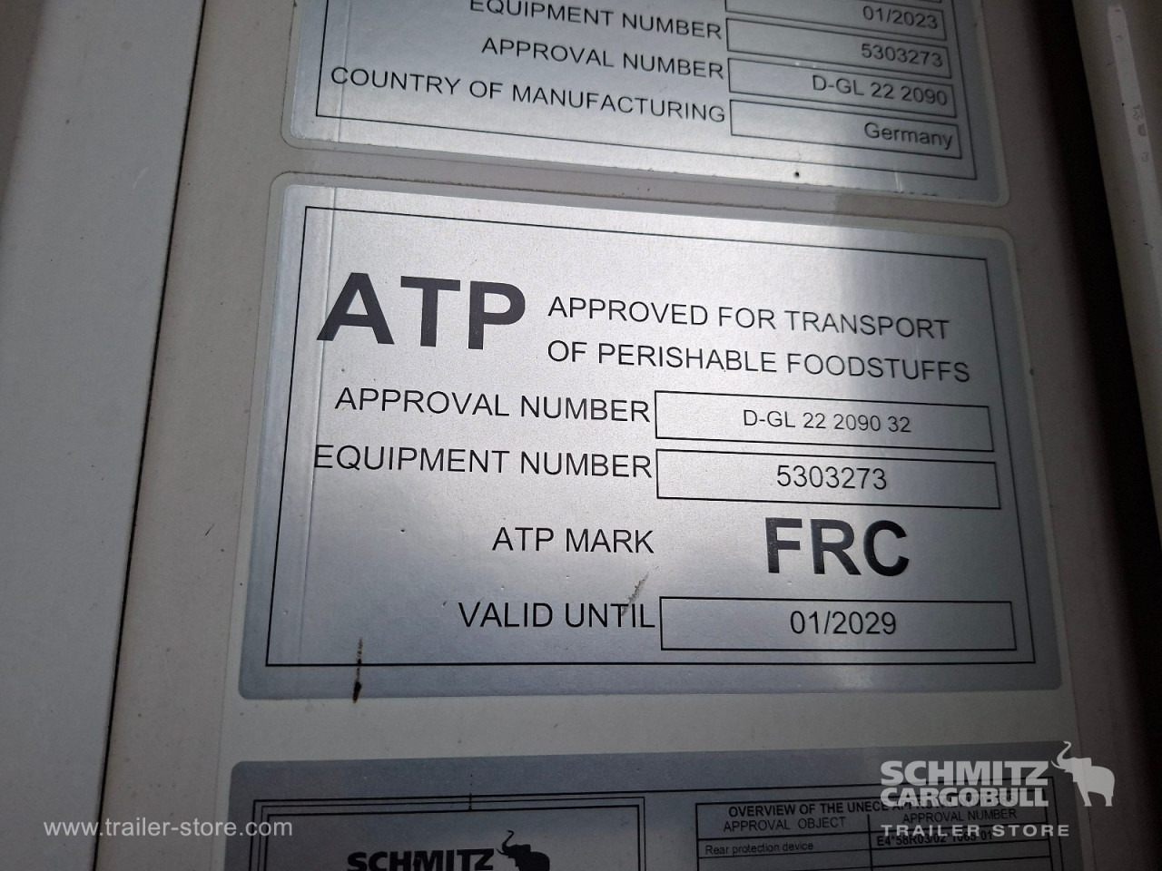 Semi-remorque isothermique SCHMITZ Auflieger Tiefkühler Standard: photos 6