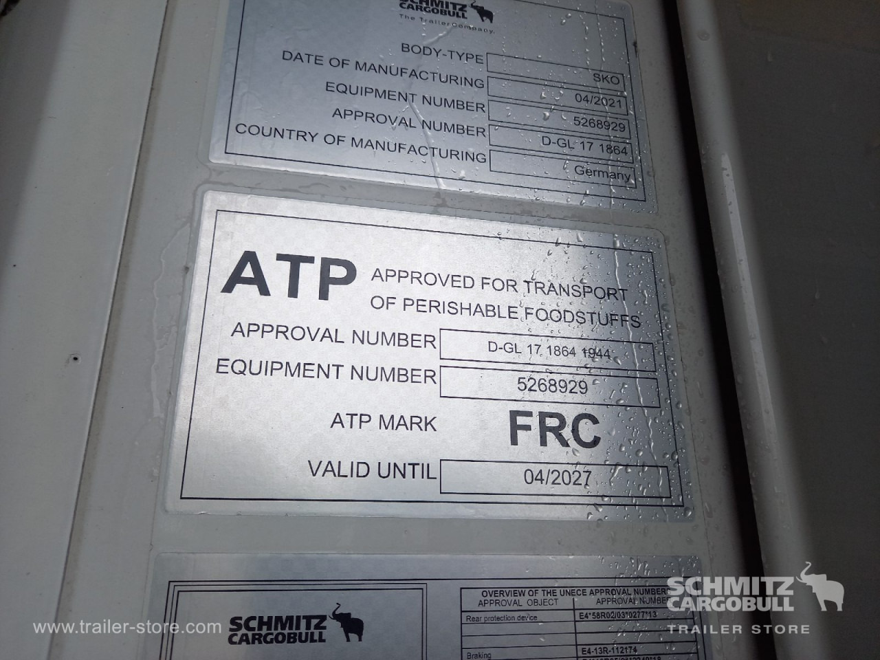 Semi-remorque isothermique SCHMITZ Auflieger Tiefkühler Standard Double deck: photos 7 Semi-remorque isothermique SCHMITZ Auflieger Tiefkühler Standard Double deck: photos 7