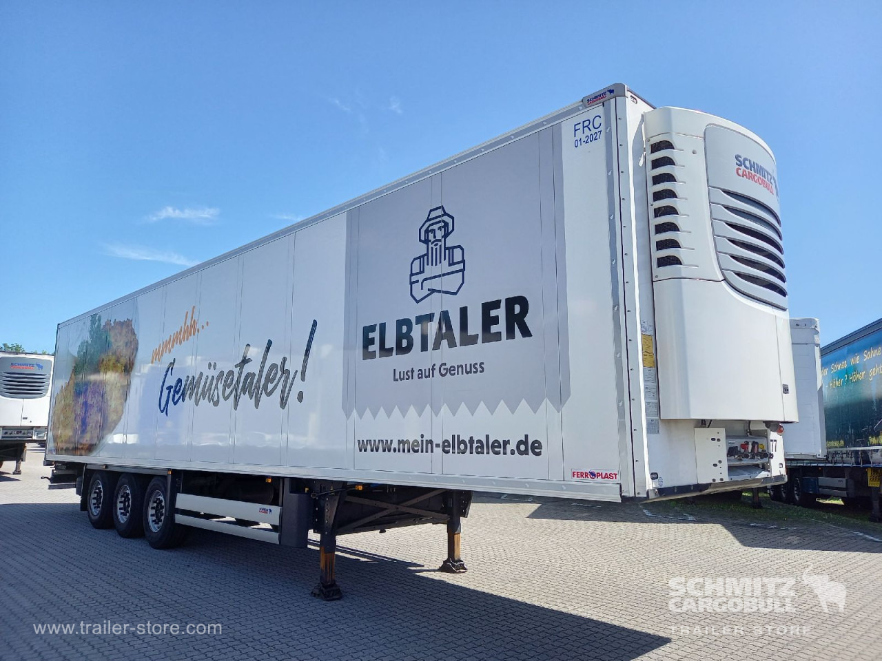 Semi-remorque isothermique SCHMITZ Auflieger Tiefkühler Standard Double deck