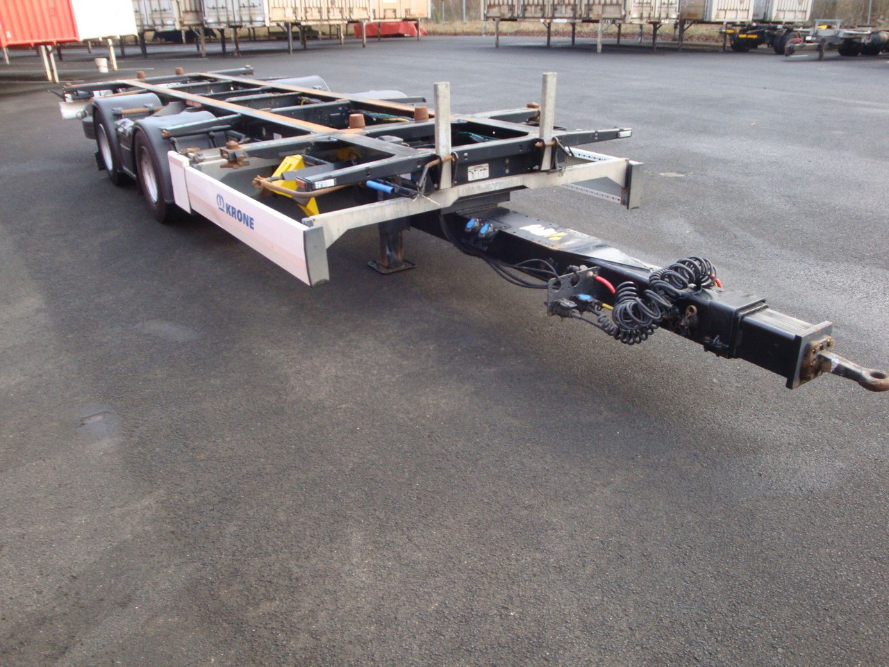 Krone ZZ 18 Tandem Jumbo BDF C7820 7,82 - Remorque porte-conteneur/ Caisse mobile: photos 1 Krone ZZ 18 Tandem Jumbo BDF C7820 7,82 - Remorque porte-conteneur/ Caisse mobile: photos 1