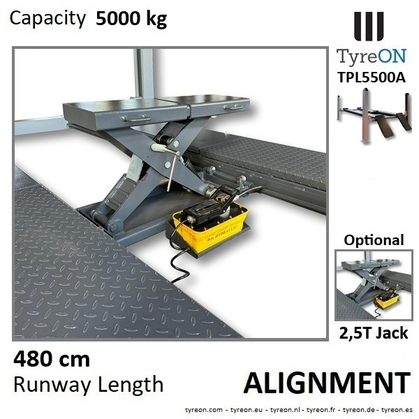TPL5500A 4 post alignment car lift - 4.8 meter runways - 5T - Équipement de garage: photos 5 TPL5500A 4 post alignment car lift - 4.8 meter runways - 5T - Équipement de garage: photos 5