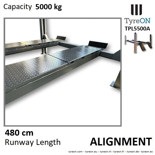 TPL5500A 4 post alignment car lift - 4.8 meter runways - 5T - Équipement de garage: photos 4 TPL5500A 4 post alignment car lift - 4.8 meter runways - 5T - Équipement de garage: photos 4