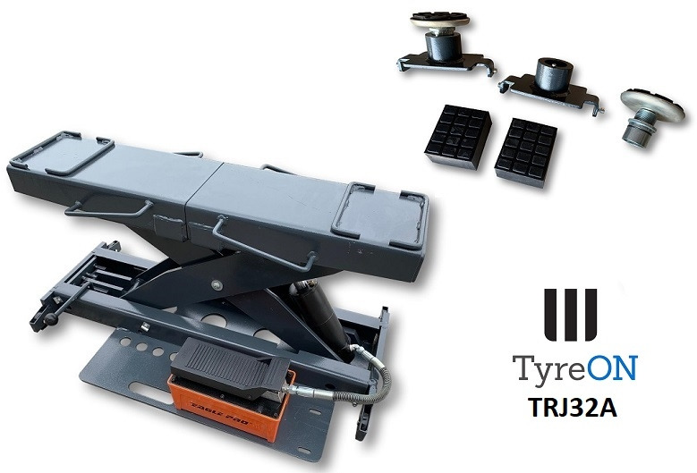 TRJ32A air hydraulic rolling jack 3.2T- Height adjustable adapters - Équipement de garage: photos 4 TRJ32A air hydraulic rolling jack 3.2T- Height adjustable adapters - Équipement de garage: photos 4
