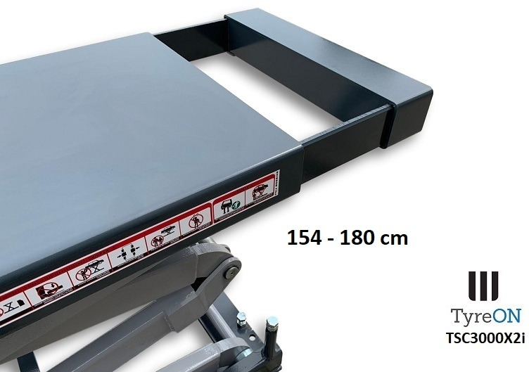 Équipement de garage TSC3000X2i in floor scissor lift - extendable tables: photos 6