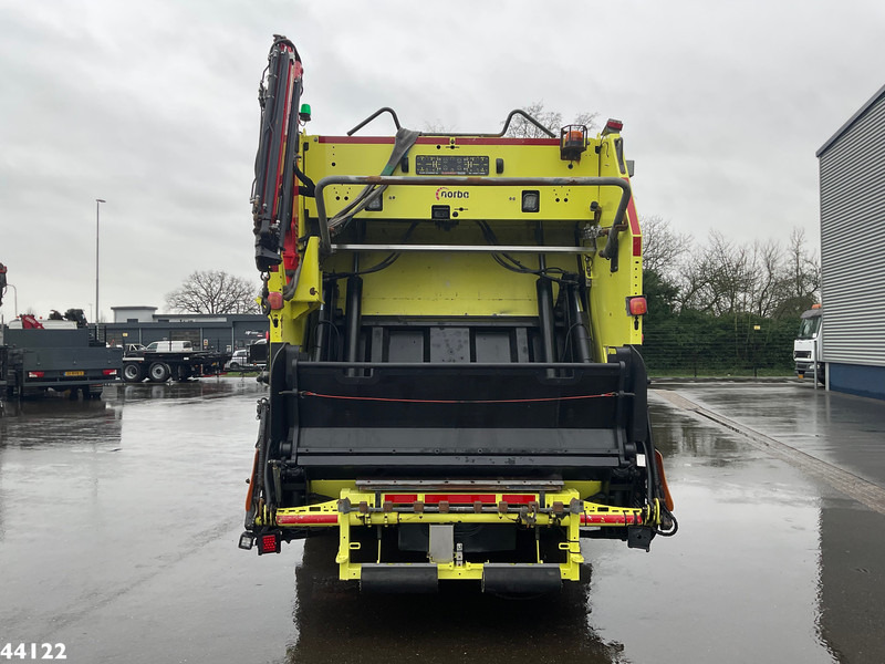 Benne à ordures ménagères DAF FA CF 340 Euro 6 Norba 17 m³ + Palfinger 3.8 Tonmeter laadkraan + Winch: photos 9