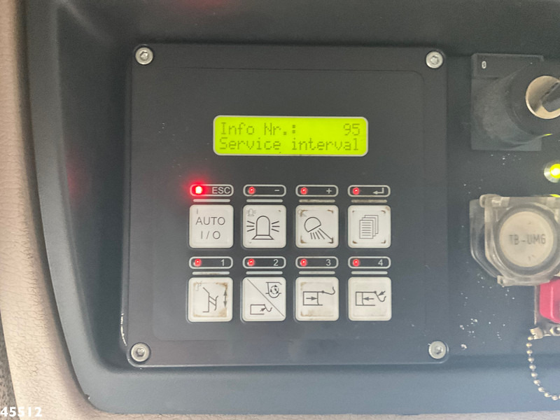 Benne à ordures ménagères DAF FAG LF 220 Euro 6 Haller 14m³ Just 121.722 km!: photos 17