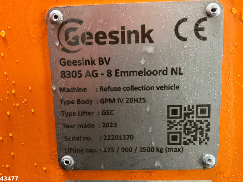 Benne à ordures ménagères DAF FAG XD 340 Geesink GPM IV 20m³ GEC: photos 19