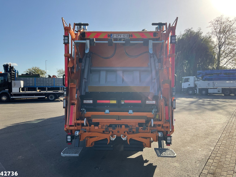 Benne à ordures ménagères DAF FAN CF 340 Terberg RosRoca 23m³ + AE weegsysteem: photos 6
