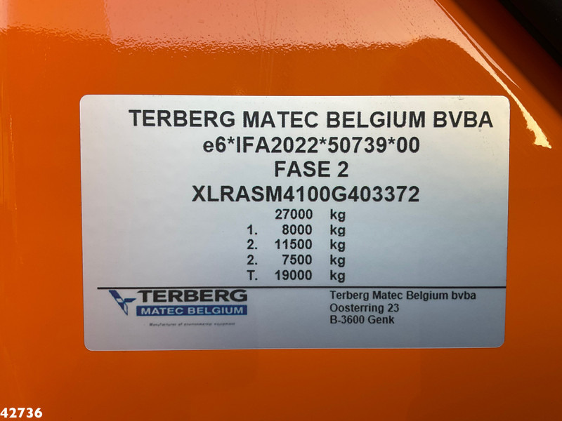 Benne à ordures ménagères DAF FAN CF 340 Terberg RosRoca 23m³ + AE weegsysteem: photos 18