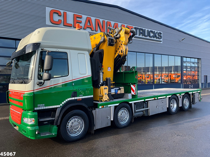 DAF FAX 85 CF 410 HMF 85 Tonmeter laadkraan + Fly-jib - Camion grue: photos 2 DAF FAX 85 CF 410 HMF 85 Tonmeter laadkraan + Fly-jib - Camion grue: photos 2