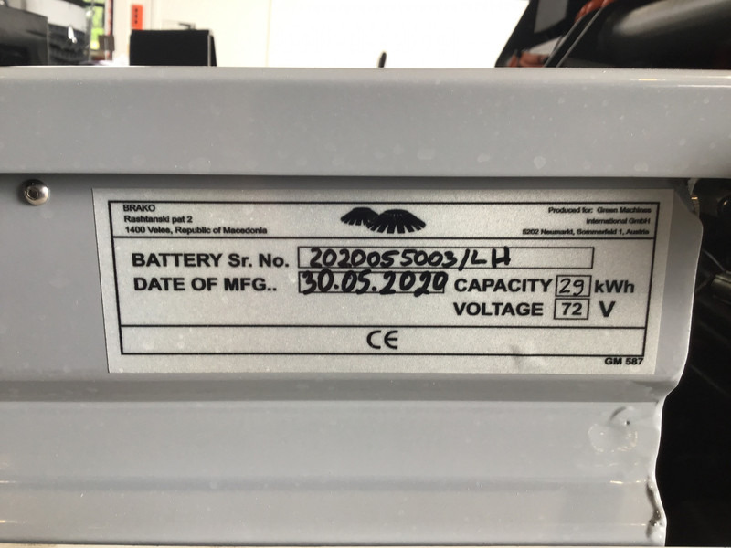 Green machine 500 ZE PLUS Electric sweeper en leasing occasion Green machine 500 ZE PLUS Electric sweeper: photos 11