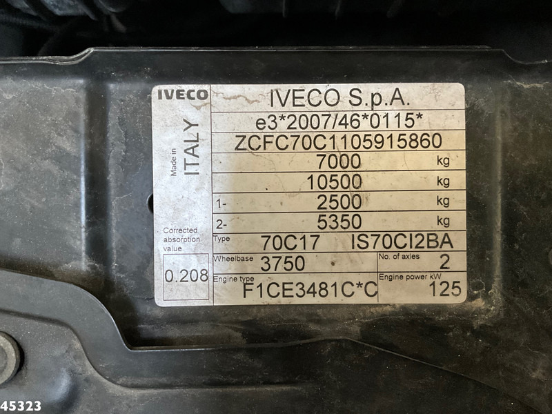 Iveco Daily 70C17 Nido zoutstrooier en leasing occasion Iveco Daily 70C17 Nido zoutstrooier: photos 19