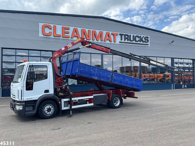 Iveco Eurocargo ML130E18 HMF 7 Tonmeter laadkraan Just 124.705 km! - Camion benne, Camion grue: photos 1 Iveco Eurocargo ML130E18 HMF 7 Tonmeter laadkraan Just 124.705 km! - Camion benne, Camion grue: photos 1