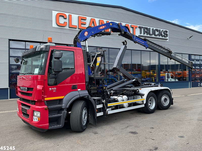 Iveco Stralis AD260S31Y PM 12 Tonmeter laadkraan - Camion ampliroll, Camion grue: photos 1 Iveco Stralis AD260S31Y PM 12 Tonmeter laadkraan - Camion ampliroll, Camion grue: photos 1